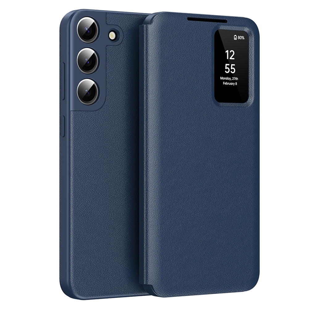 Husa pentru Samsung Galaxy S22 5G S901, Techsuit, SmartView, Albastra
