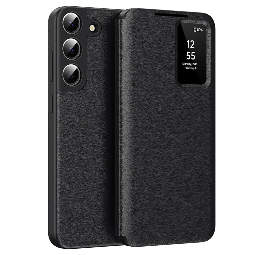 Husa pentru Samsung Galaxy S22 5G S901, Techsuit, SmartView, Neagra