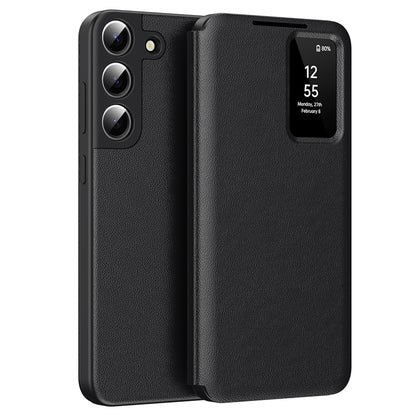 Husa pentru Samsung Galaxy S22 5G S901, Techsuit, SmartView, Neagra