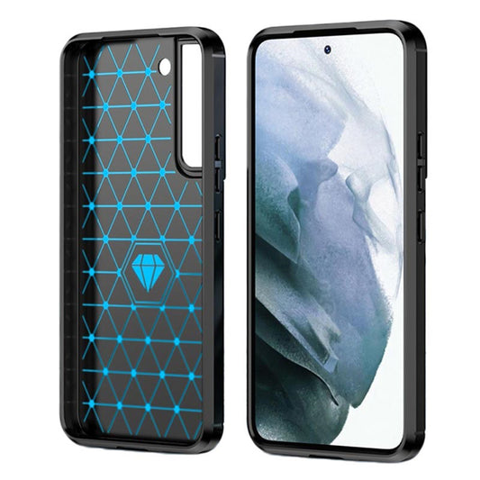 Husa pentru Samsung Galaxy S22+ 5G S906, Techsuit, Carbon, Neagra