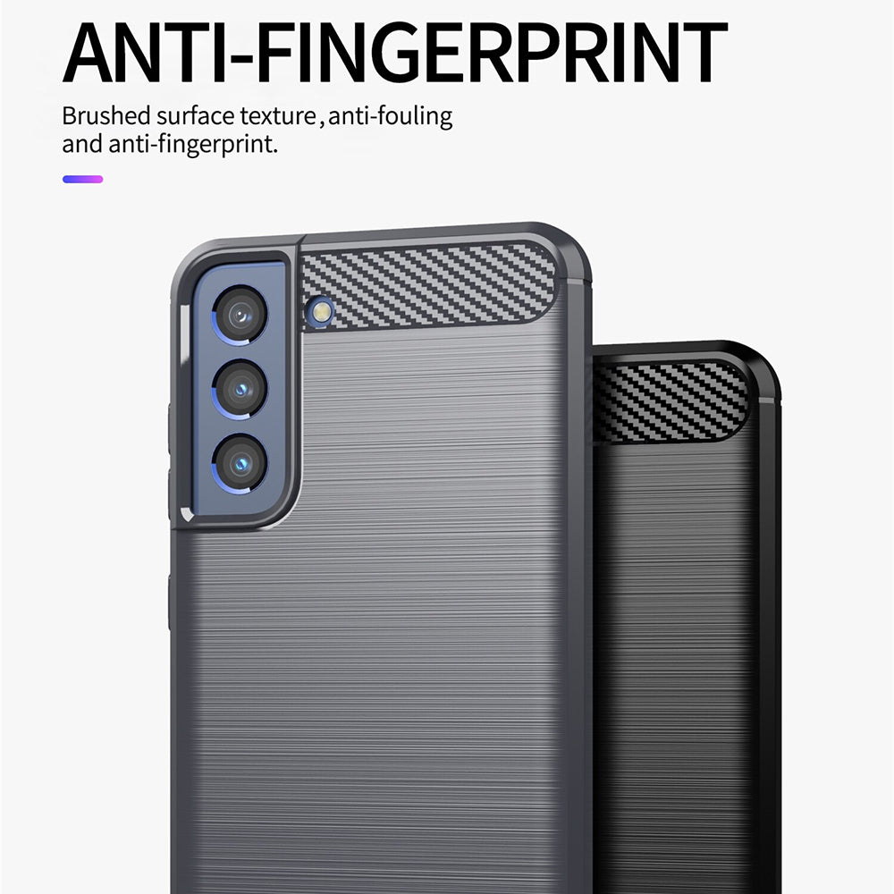 Husa pentru Samsung Galaxy S22+ 5G S906, Techsuit, Carbon, Neagra