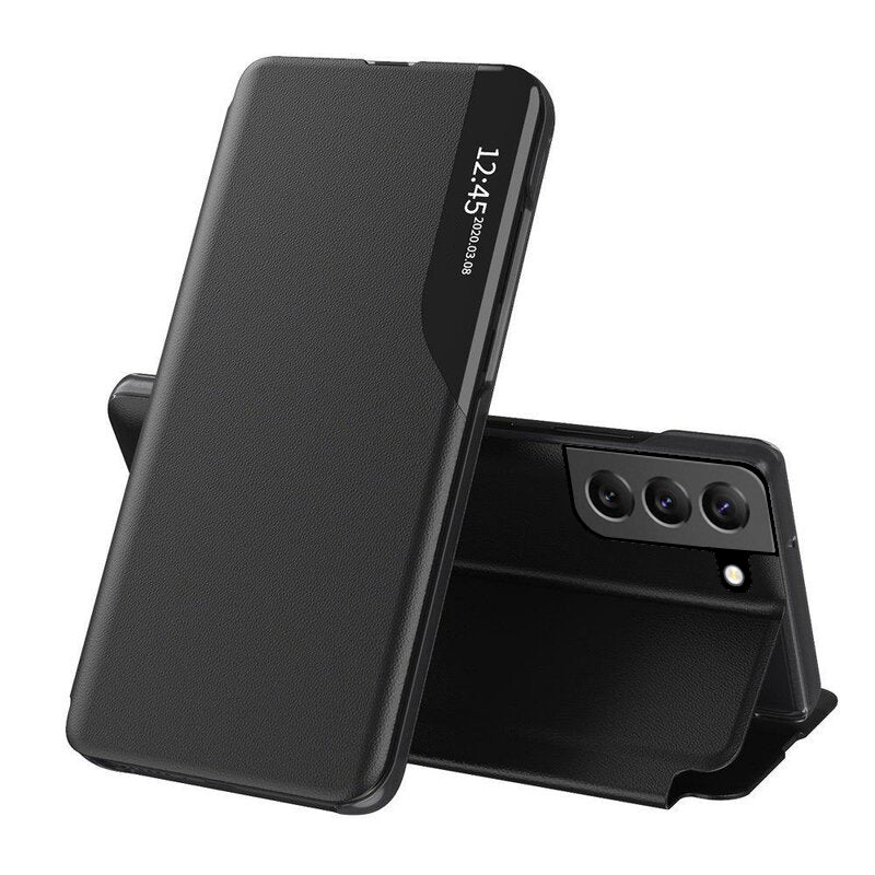 Husa pentru Samsung Galaxy S22+ 5G S906, Techsuit, eFold, Neagra