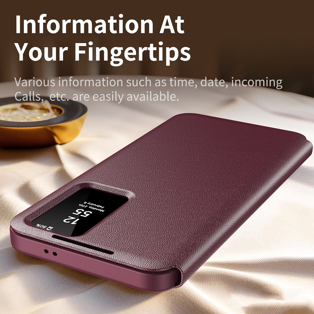 Husa pentru Samsung Galaxy S22+ 5G S906, Techsuit, SmartView, Rosie