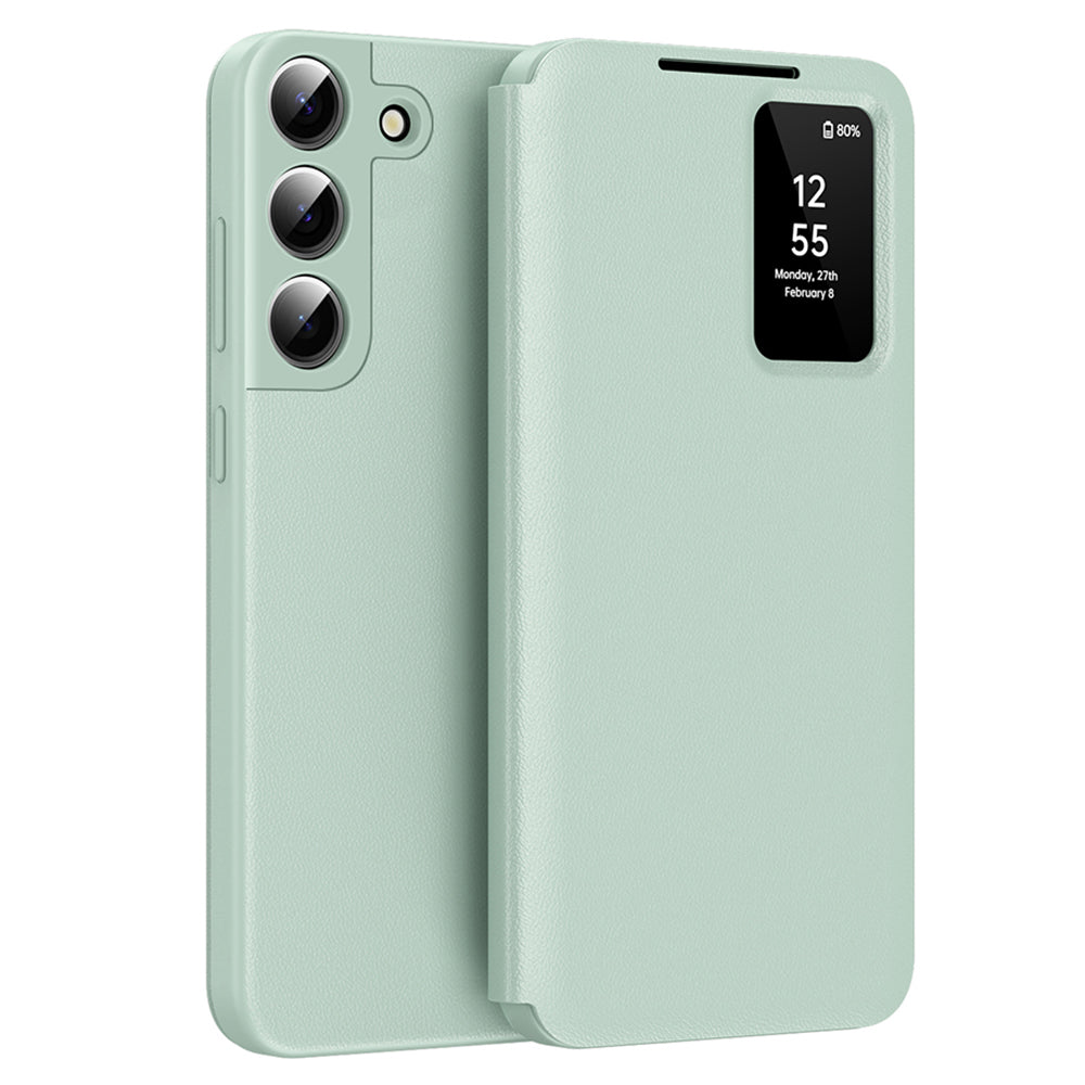 Husa pentru Samsung Galaxy S22+ 5G S906, Techsuit, SmartView, Verde
