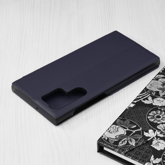Husa pentru Samsung Galaxy S22 Ultra 5G S908, Techsuit, eFold, Albastra Inchis