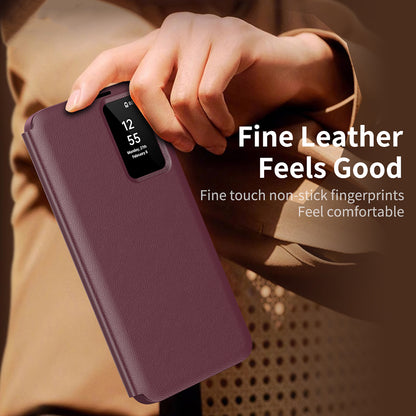 Husa pentru Samsung Galaxy S22 Ultra 5G S908, Techsuit, SmartView, Rosie