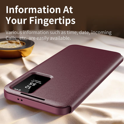 Husa pentru Samsung Galaxy S22 Ultra 5G S908, Techsuit, SmartView, Rosie