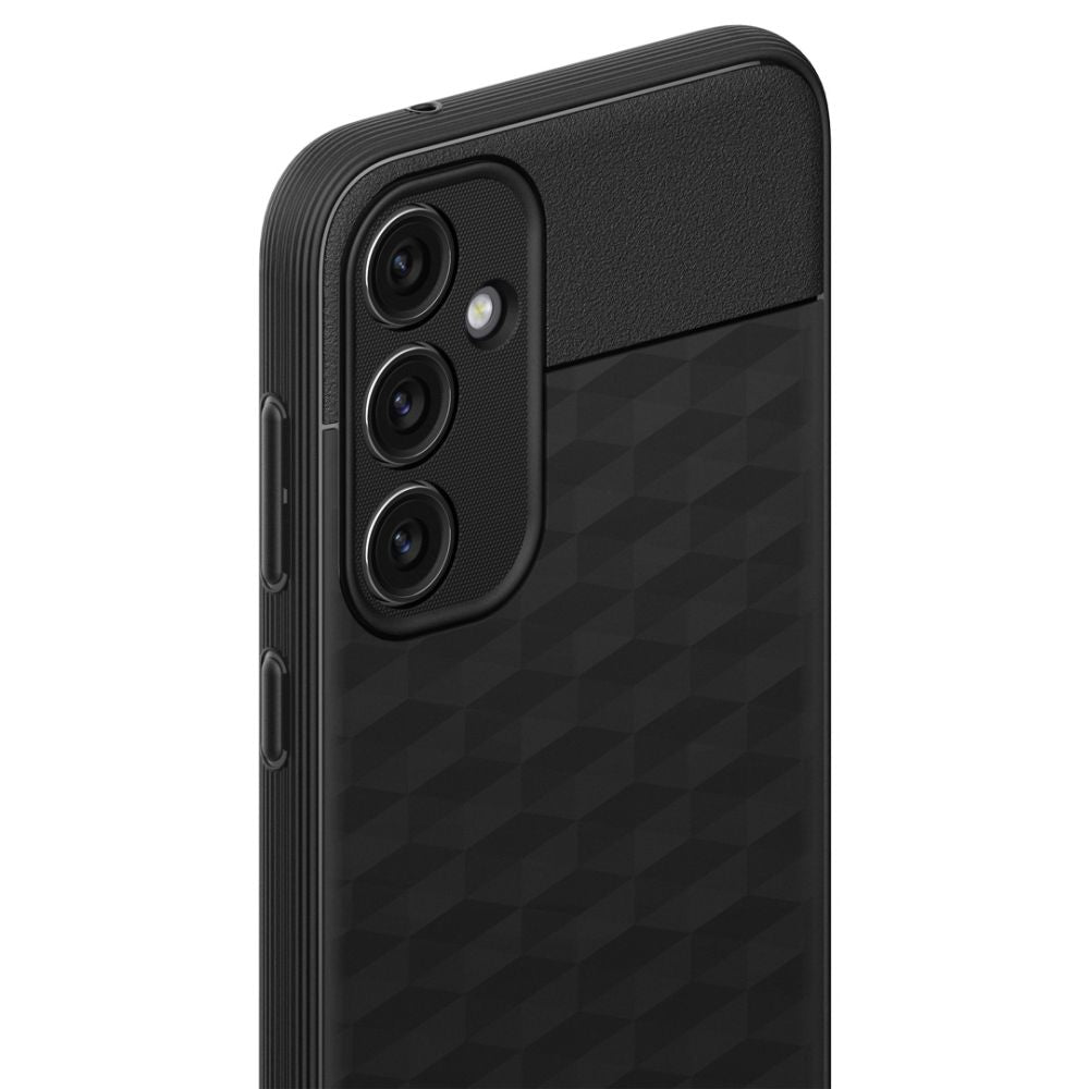Husa pentru Samsung Galaxy S23 FE S711, Spigen, Caseology Parallax, Neagra Mata