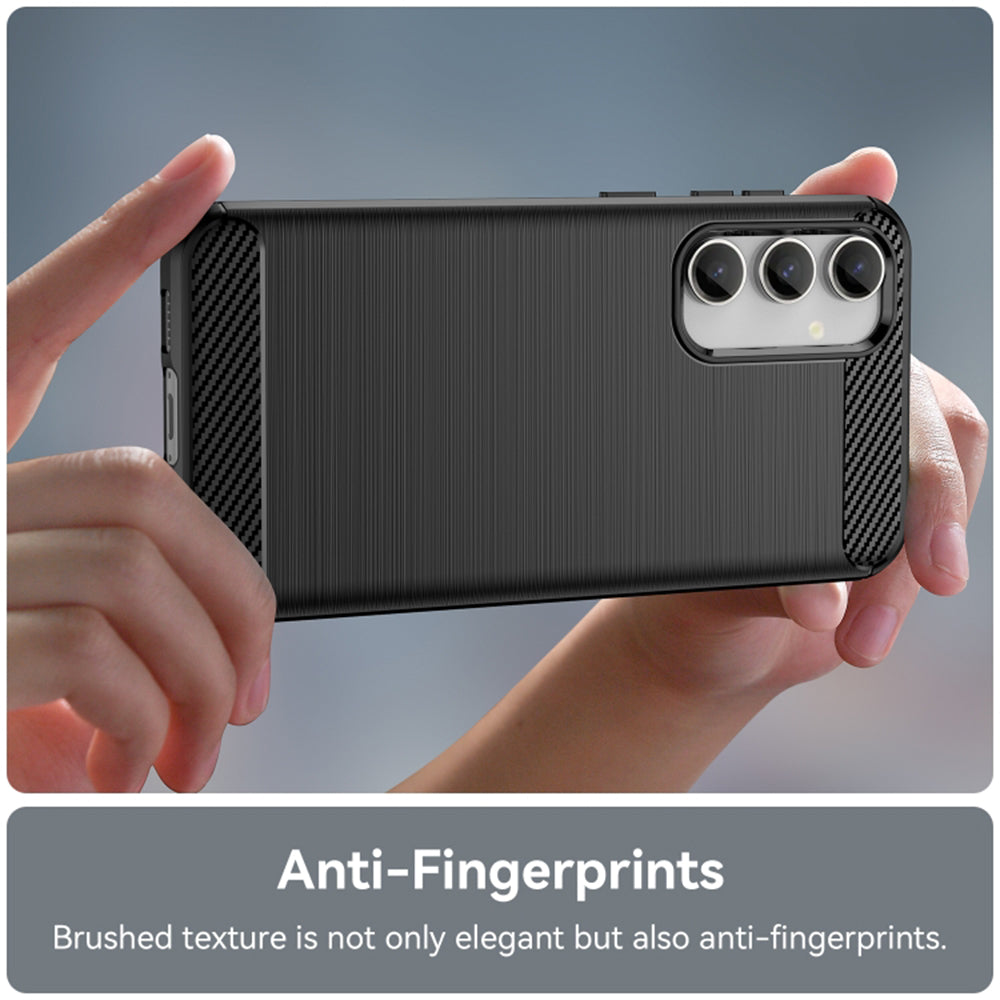 Husa pentru Samsung Galaxy S23 FE S711, Techsuit, Carbon, Neagra
