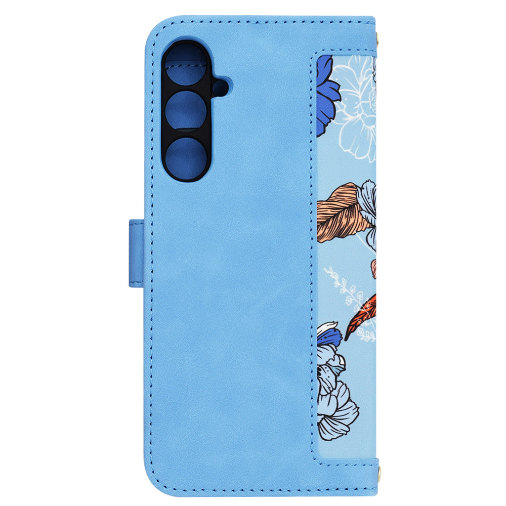Husa pentru Samsung Galaxy S23 FE S711, Techsuit, FlipCraft, Bleu