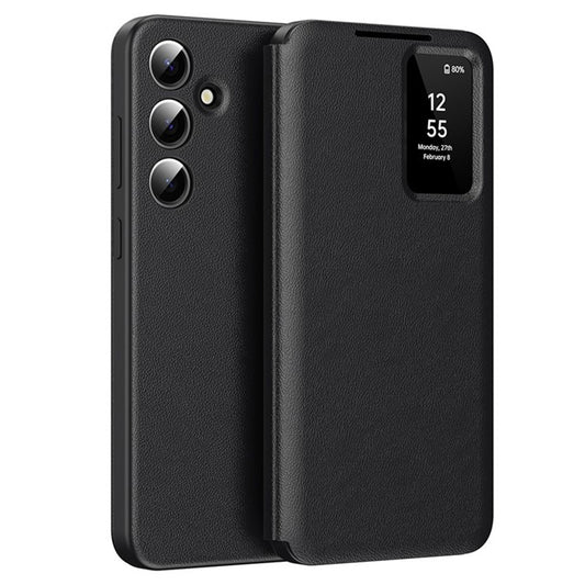 Husa pentru Samsung Galaxy S23 FE S711, Techsuit, SmartView, Neagra
