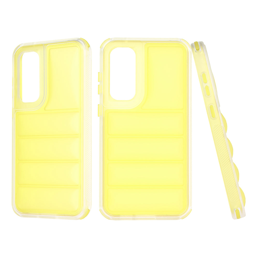 Husa pentru Samsung Galaxy S23 FE S711, Techsuit, Wave Shield, Galbena