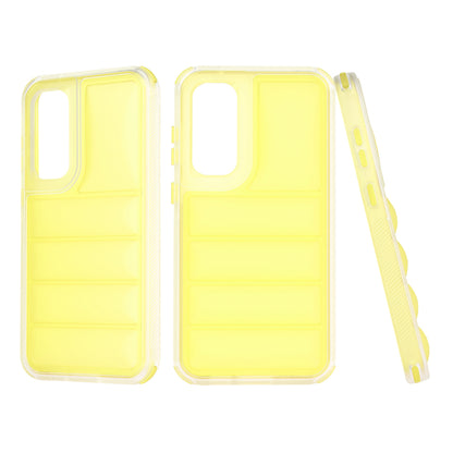 Husa pentru Samsung Galaxy S23 FE S711, Techsuit, Wave Shield, Galbena