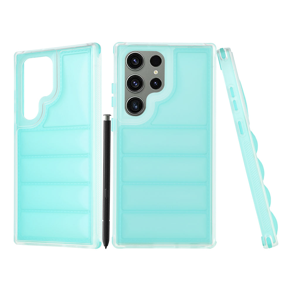 Husa pentru Samsung Galaxy S23 FE S711, Techsuit, Wave Shield, Turcoaz