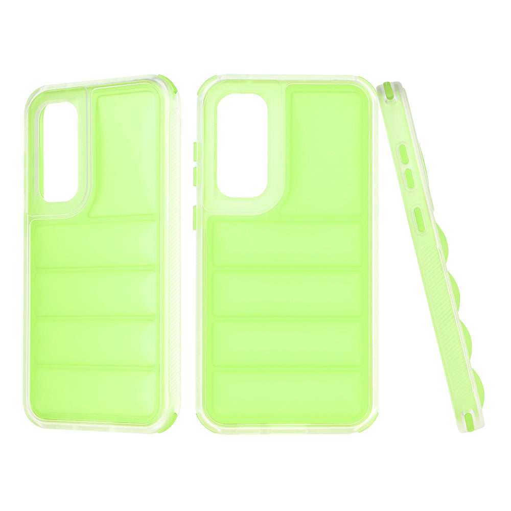 Husa pentru Samsung Galaxy S23 FE S711, Techsuit, Wave Shield, Verde