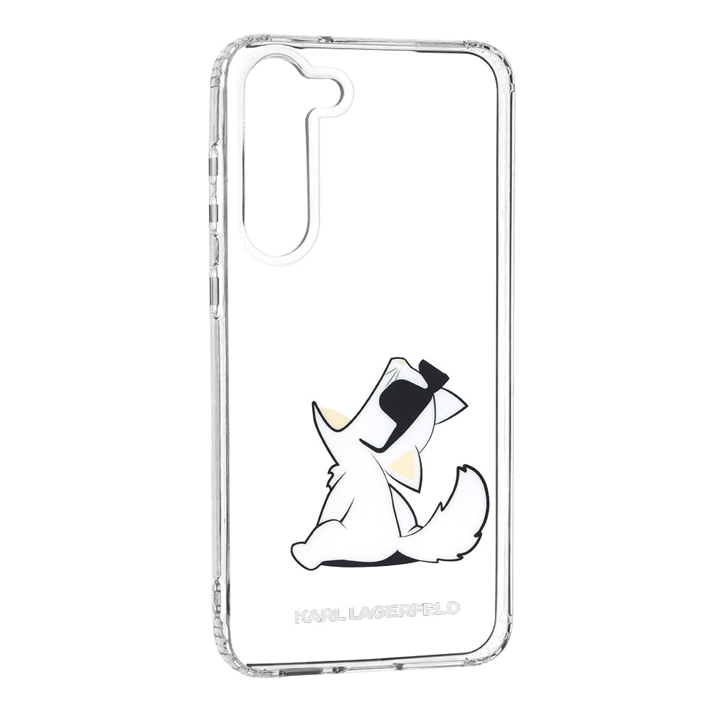 Husa pentru Samsung Galaxy S23+ S916, Karl Lagerfeld, Choupette Eat, Transparenta