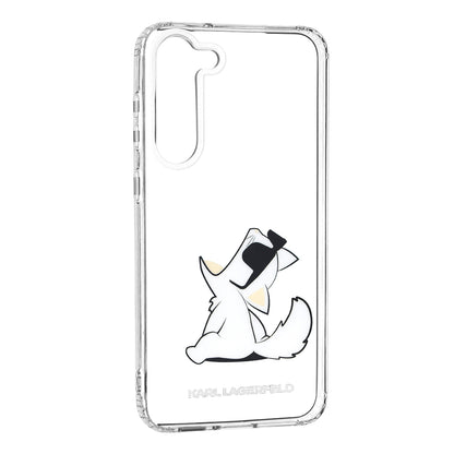 Husa pentru Samsung Galaxy S23+ S916, Karl Lagerfeld, Choupette Eat, Transparenta