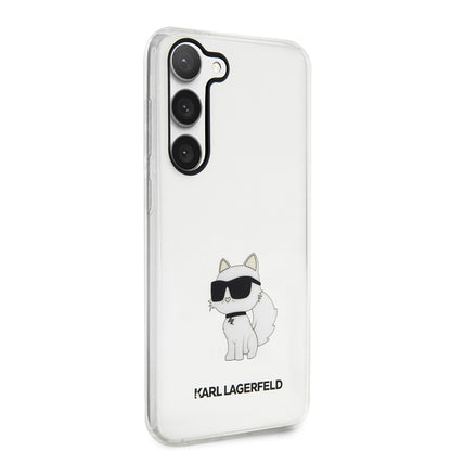 Husa pentru Samsung Galaxy S23+ S916, Karl Lagerfeld, Ikonik Choupette, Transparenta