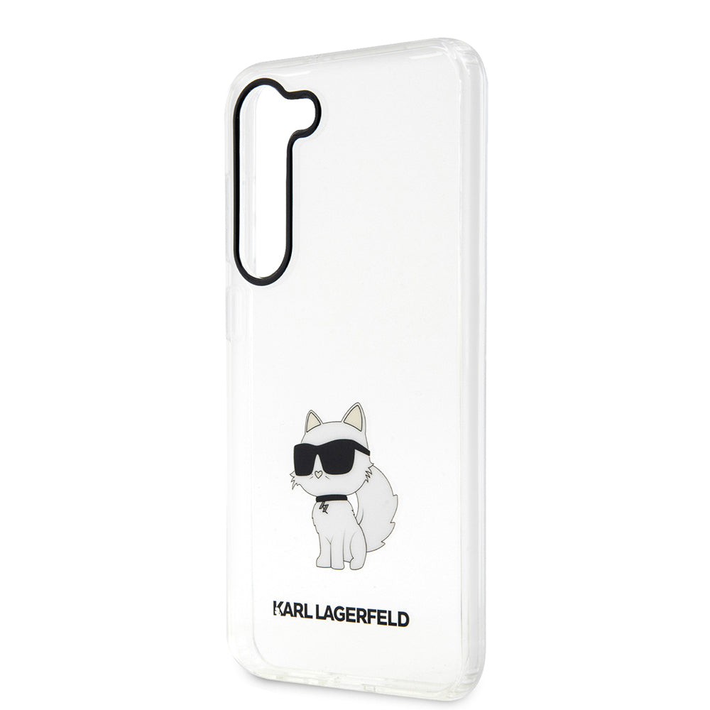 Husa pentru Samsung Galaxy S23+ S916, Karl Lagerfeld, Ikonik Choupette, Transparenta
