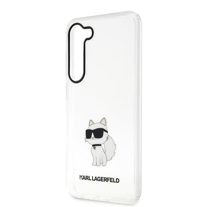 Husa pentru Samsung Galaxy S23+ S916, Karl Lagerfeld, Ikonik Choupette, Transparenta