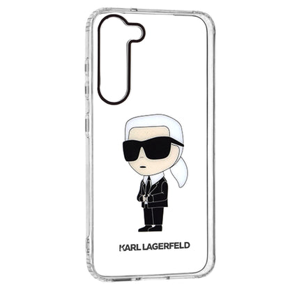 Husa pentru Samsung Galaxy S23+ S916, Karl Lagerfeld, Ikonik Karl, Transparenta