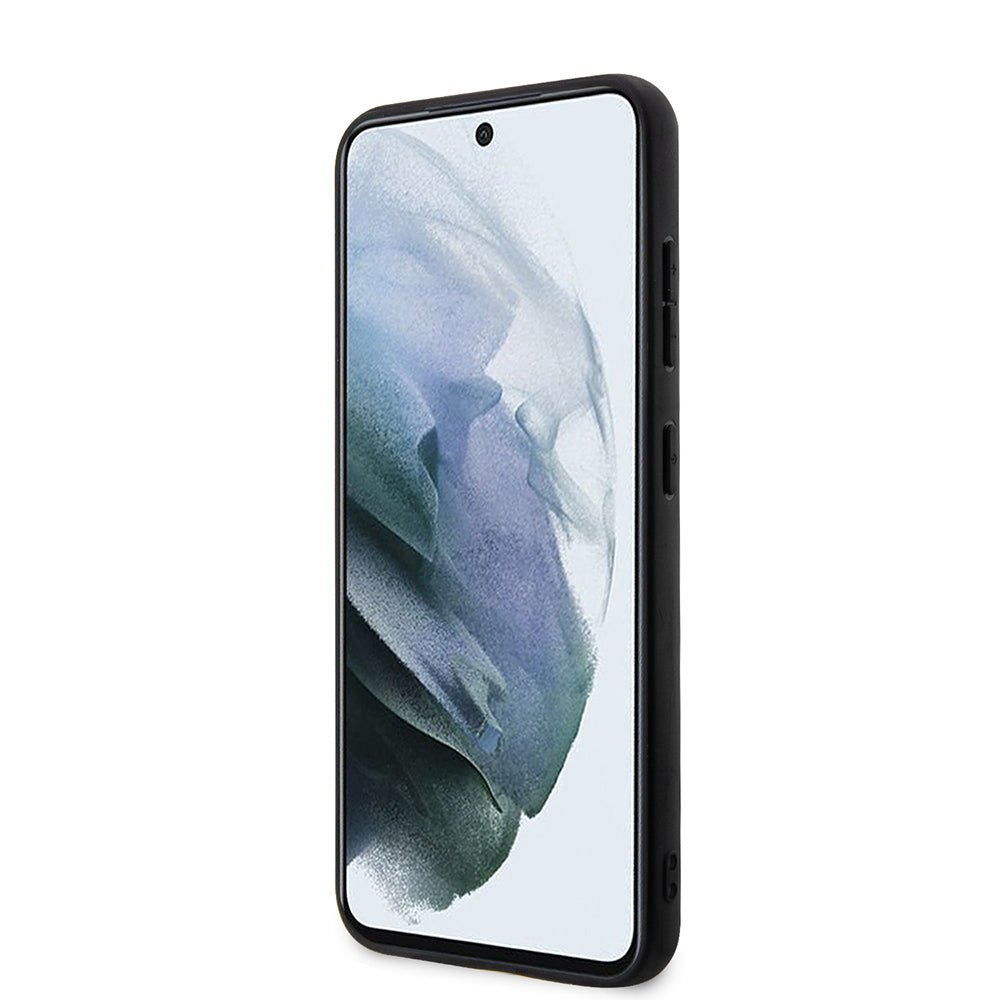 Husa pentru Samsung Galaxy S23+ S916, Karl Lagerfeld, Saffiano Monogram Metal Logo, Neagra