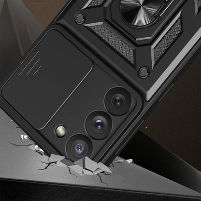 Husa pentru Samsung Galaxy S23+ S916, Techsuit, CamShield, Neagra