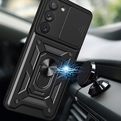 Husa pentru Samsung Galaxy S23+ S916, Techsuit, CamShield, Neagra