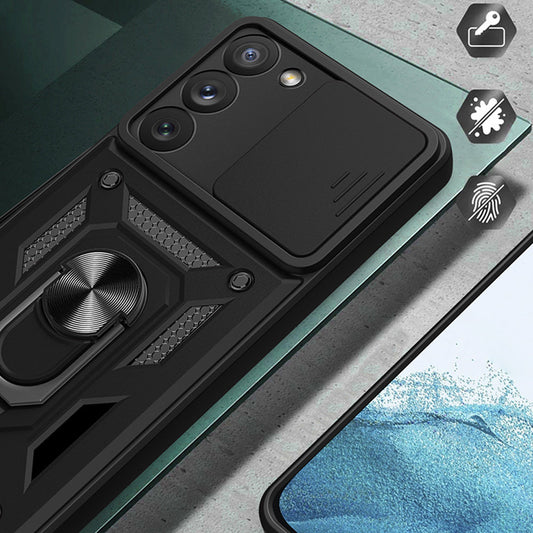 Husa pentru Samsung Galaxy S23+ S916, Techsuit, CamShield, Verde