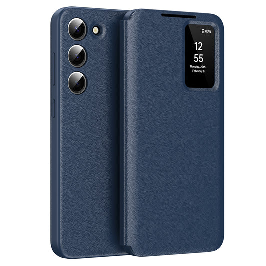 Husa pentru Samsung Galaxy S23+ S916, Techsuit, SmartView, Albastra