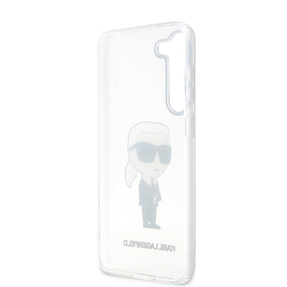 Husa pentru Samsung Galaxy S23 S911, Karl Lagerfeld, Ikonik Karl, Transparenta