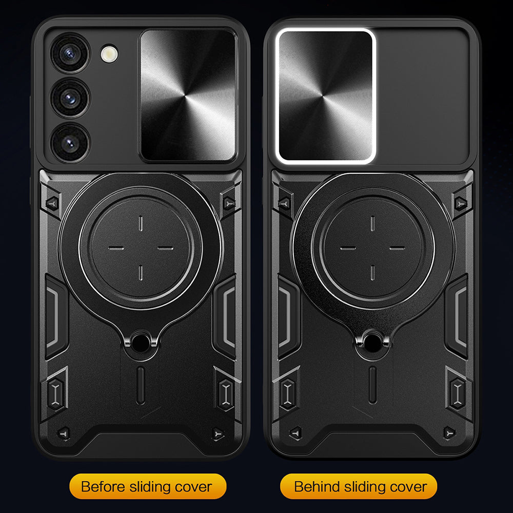 Husa pentru Samsung Galaxy S23 S911, Techsuit, CamGuard Pro, Neagra