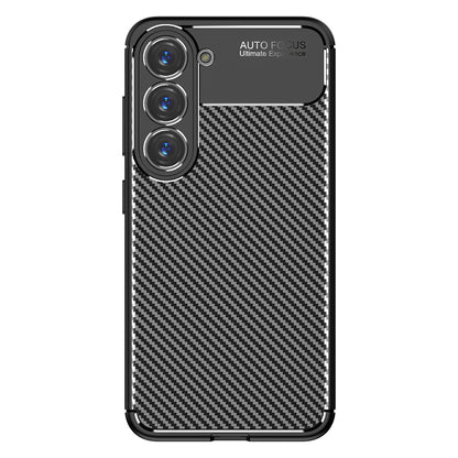 Husa pentru Samsung Galaxy S23 S911, Techsuit, CarbonFiber, Neagra