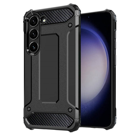 Husa pentru Samsung Galaxy S23 S911, Techsuit, Hybrid Armor, Neagra