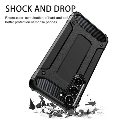 Husa pentru Samsung Galaxy S23 S911, Techsuit, Hybrid Armor, Neagra