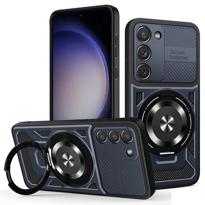 Husa pentru Samsung Galaxy S23 S911, Techsuit, RuggedCam, Albastra