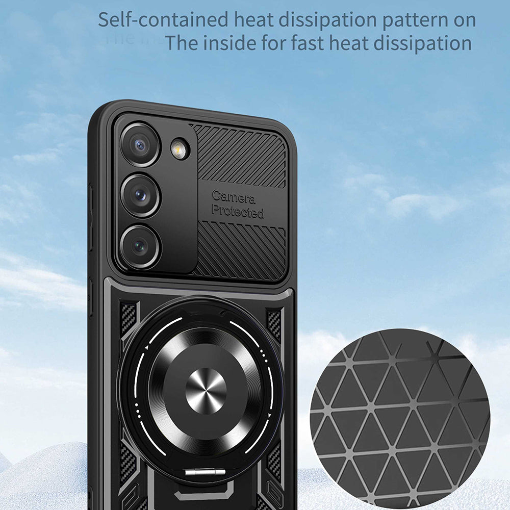 Husa pentru Samsung Galaxy S23 S911, Techsuit, RuggedCam, Gri