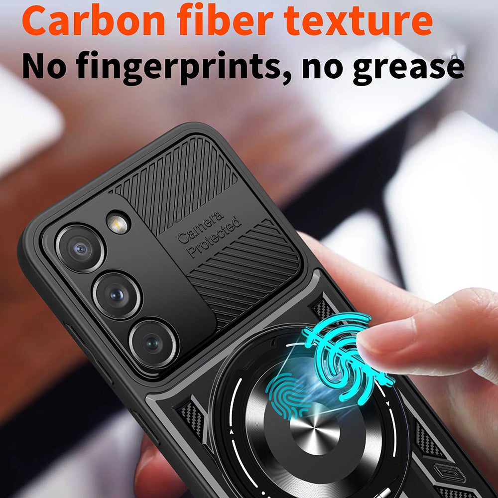 Husa pentru Samsung Galaxy S23 S911, Techsuit, RuggedCam, Neagra