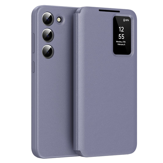 Husa pentru Samsung Galaxy S23 S911, Techsuit, SmartView, Mov