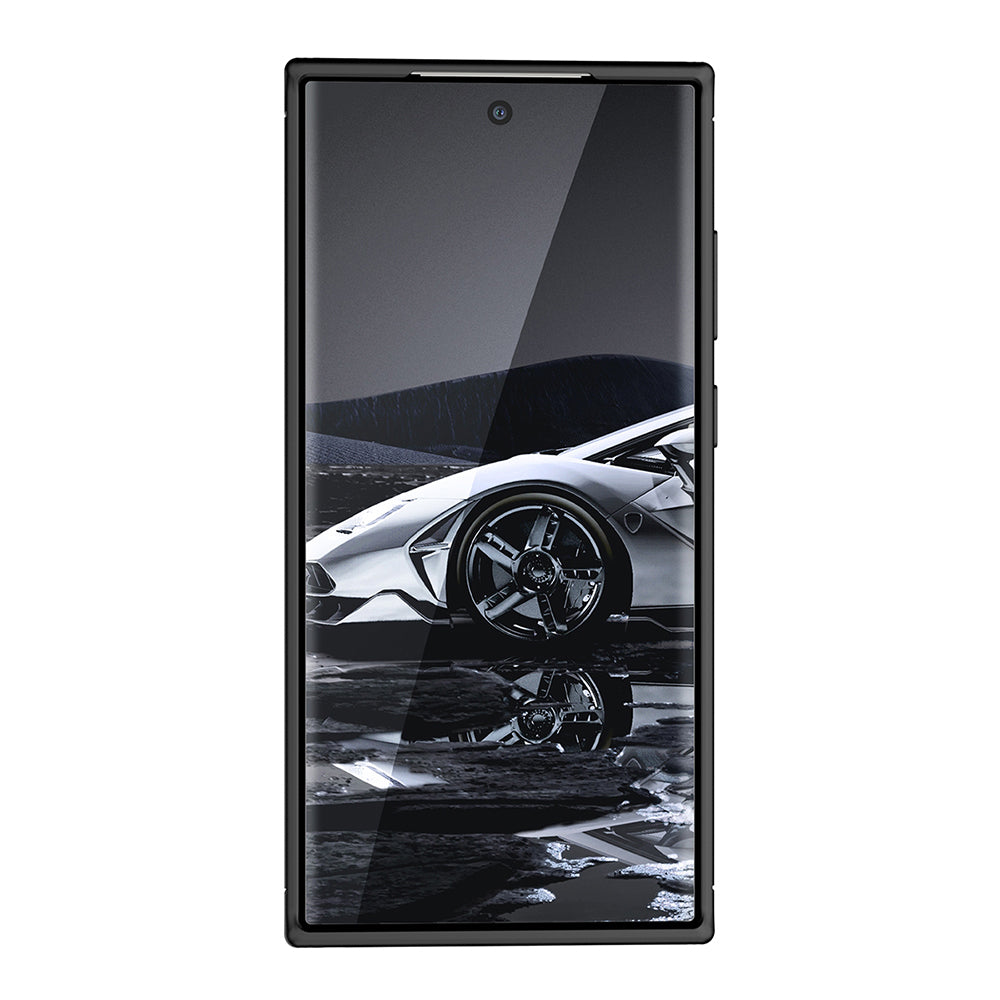 Husa pentru Samsung Galaxy S23 Ultra S918, Techsuit, CarbonFiber, Neagra