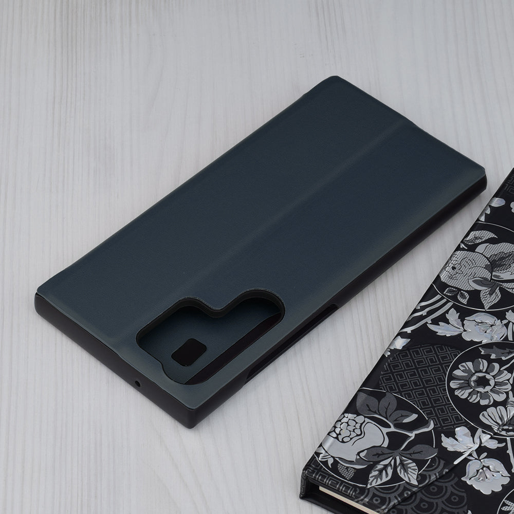 Husa pentru Samsung Galaxy S23 Ultra S918, Techsuit, eFold, Albastra Inchis