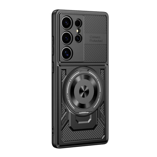 Husa pentru Samsung Galaxy S23 Ultra S918, Techsuit, RuggedCam, Neagra