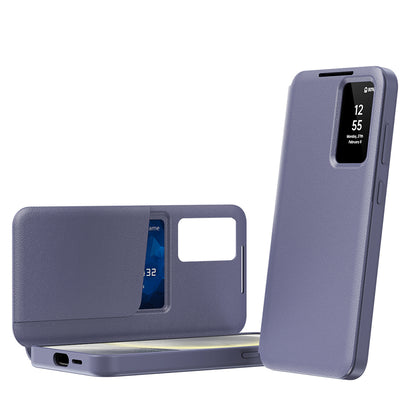 Husa pentru Samsung Galaxy S23 Ultra S918, Techsuit, SmartView, Mov