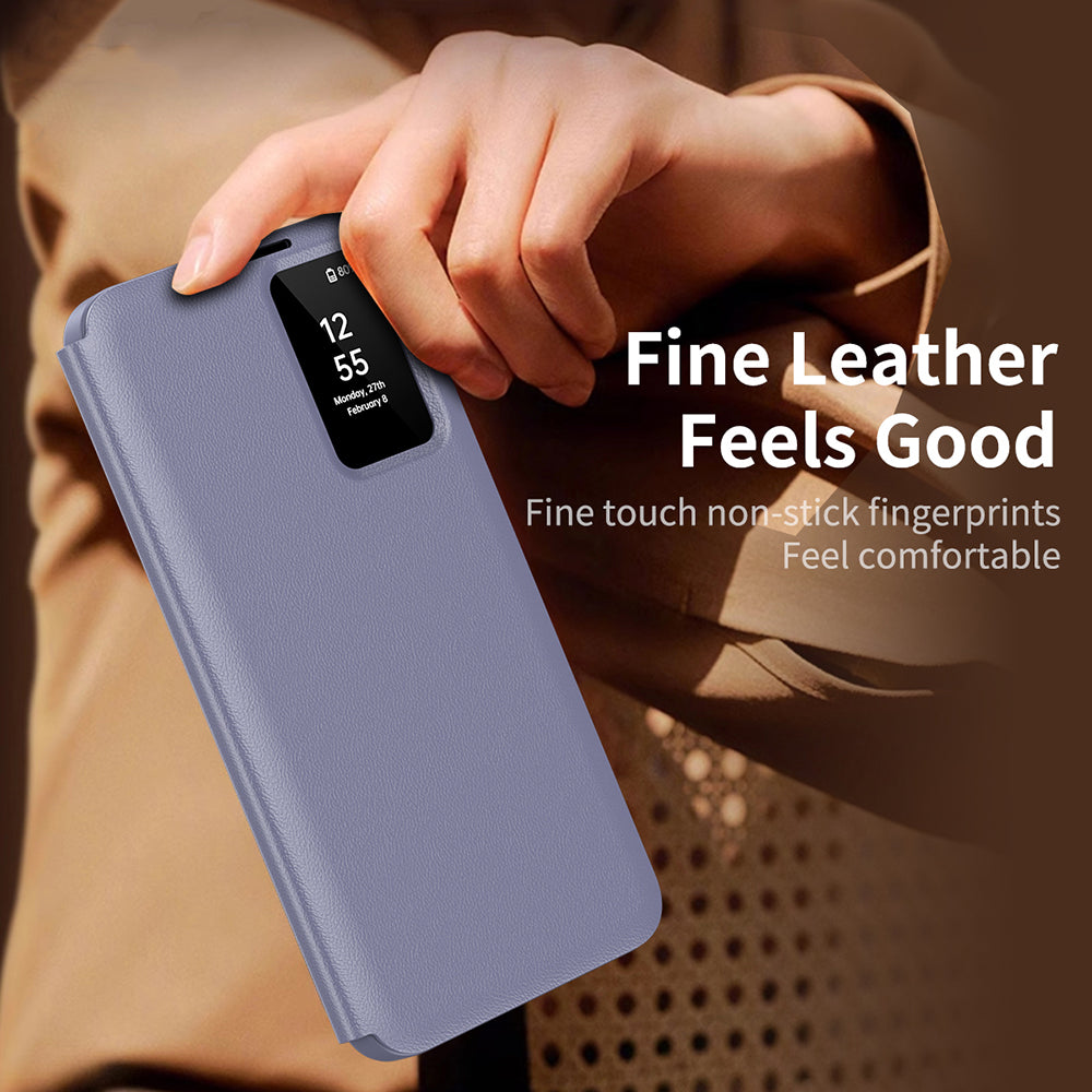 Husa pentru Samsung Galaxy S23 Ultra S918, Techsuit, SmartView, Mov