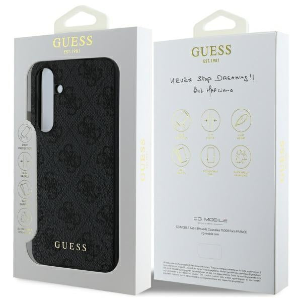Husa pentru Samsung Galaxy S24 FE S721, Guess, 4G Charm, Gri