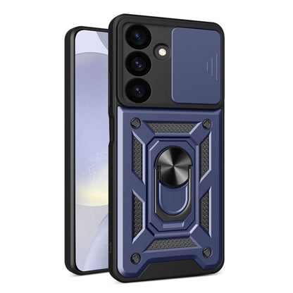 Husa pentru Samsung Galaxy S24 FE S721, Techsuit, CamShield, Albastra