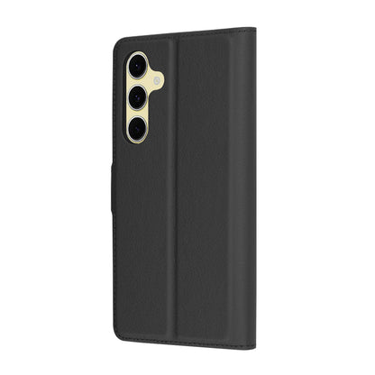 Husa pentru Samsung Galaxy S24 FE S721, Techsuit, Leather Folio, Neagra