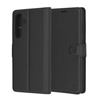 Husa pentru Samsung Galaxy S24 FE S721, Techsuit, Leather Folio, Neagra