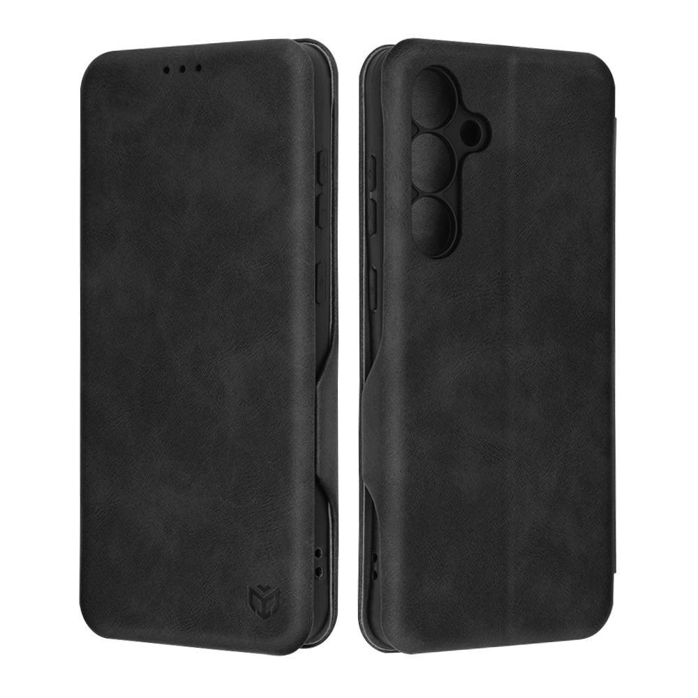Husa pentru Samsung Galaxy S24 FE S721, Techsuit, Safe Wallet Plus, Neagra