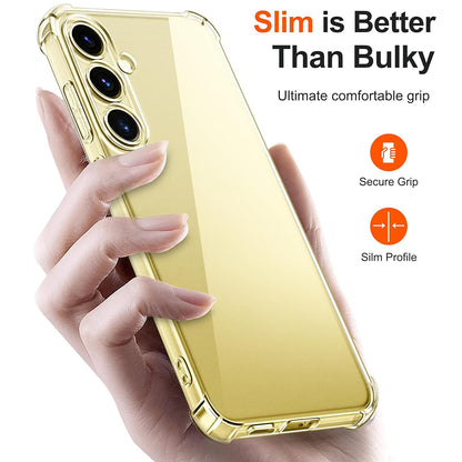 Husa pentru Samsung Galaxy S24 FE S721, Techsuit, Shockproof Clear, Transparenta